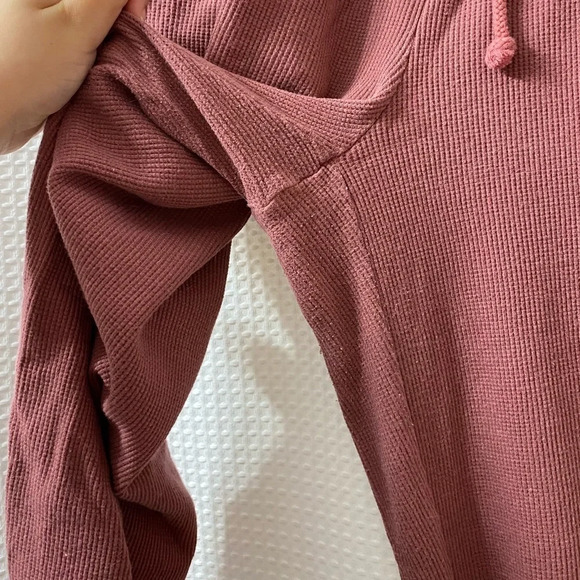 L&G Wide Leg Wafflestitch Lounge Pants - Picture 3 of 4